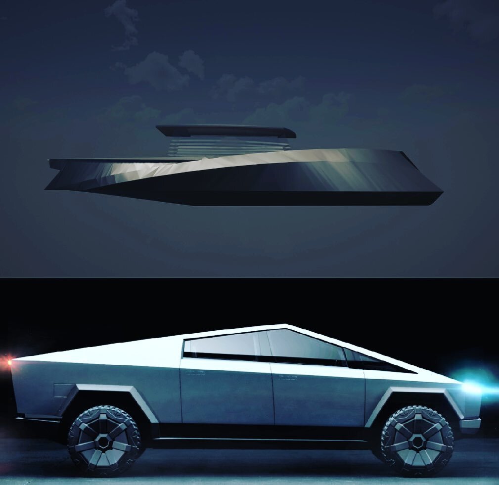 Tesla Super Yacht Tender By George Lucian #future #yacht #superyacht #tesla #design #artist #architecture #conceptual #art #designer #boatinternational #mys #tenser #luxury #electric &copy;all rights reserved to the owners of the project
