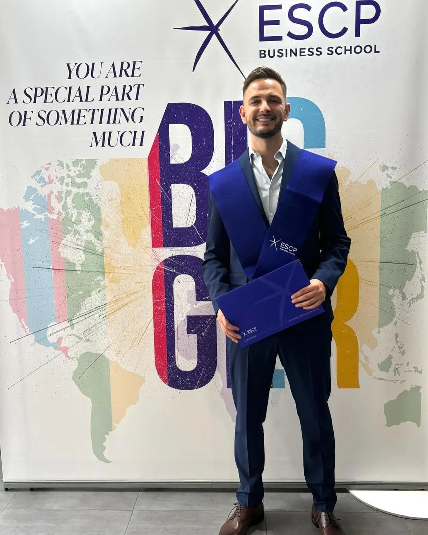My graduation ceremony from the Executive Master in International Business from the L&rsquo;&Eacute;cole sup&eacute;rieure de commerce de Paris (ESCP) Class of 2023 !
