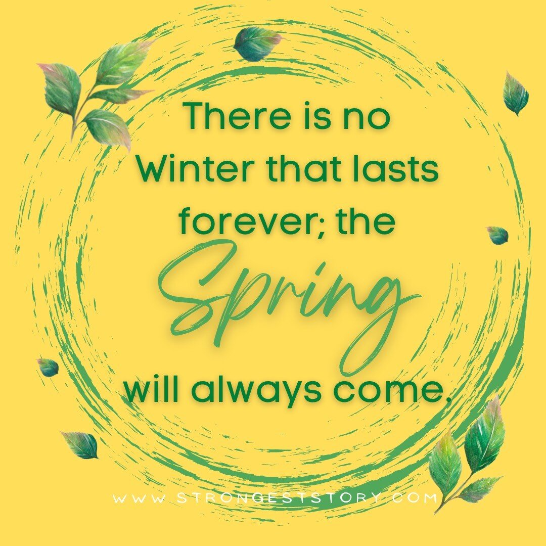 Oh! Spring. 🍃
Thanks for not skipping your turn. 
☀️🌿

#strongeststory #spring2022 #hoperenewed #truthrevealed #seedlingstory