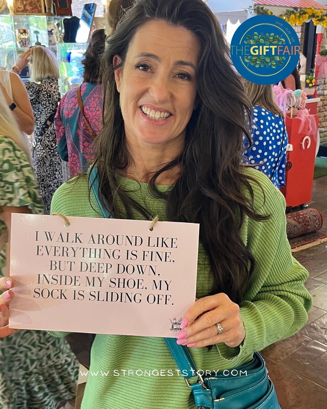 &ldquo;𝐈 𝐰𝐚𝐥𝐤 𝐚𝐫𝐨𝐮𝐧𝐝 𝐥𝐢𝐤𝐞 𝐞𝐯𝐞𝐫𝐲𝐭𝐡𝐢𝐧𝐠&rsquo;𝐬 𝐟𝐢𝐧𝐞&hellip; 𝐛𝐮𝐭 𝐝𝐞𝐞𝐩 𝐝𝐨𝐰𝐧 𝐢𝐧𝐬𝐢𝐝𝐞 𝐦𝐲 𝐬𝐡𝐨𝐞, 𝐦𝐲 𝐬𝐨𝐜𝐤 𝐢𝐬 𝐬𝐥𝐢𝐝𝐢𝐧𝐠 𝐨𝐟𝐟.&rdquo; 😅
 Some days are just a little tender and wobbly like that 