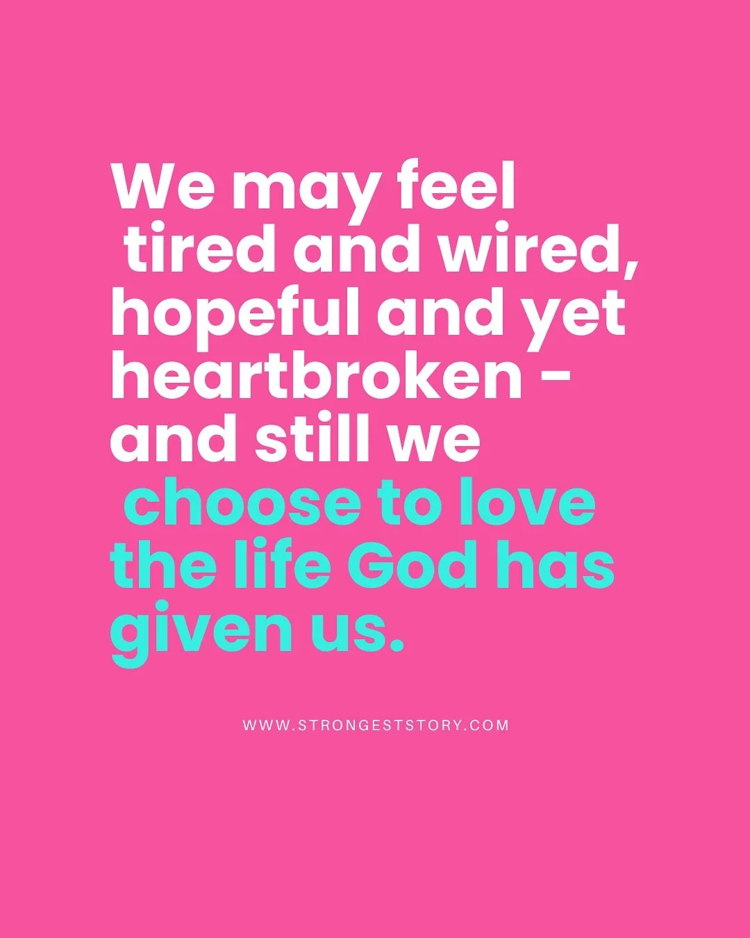 We&rsquo;re in the homestretch ladies. Tired&hellip; and wired. This year asked more of us than we thought we had.

Loss sat next to laughter. Joy showed up in the middle of heartbreak. Both can be true.

It&rsquo;s not either/or. 
It&rsquo;s &ldquo;