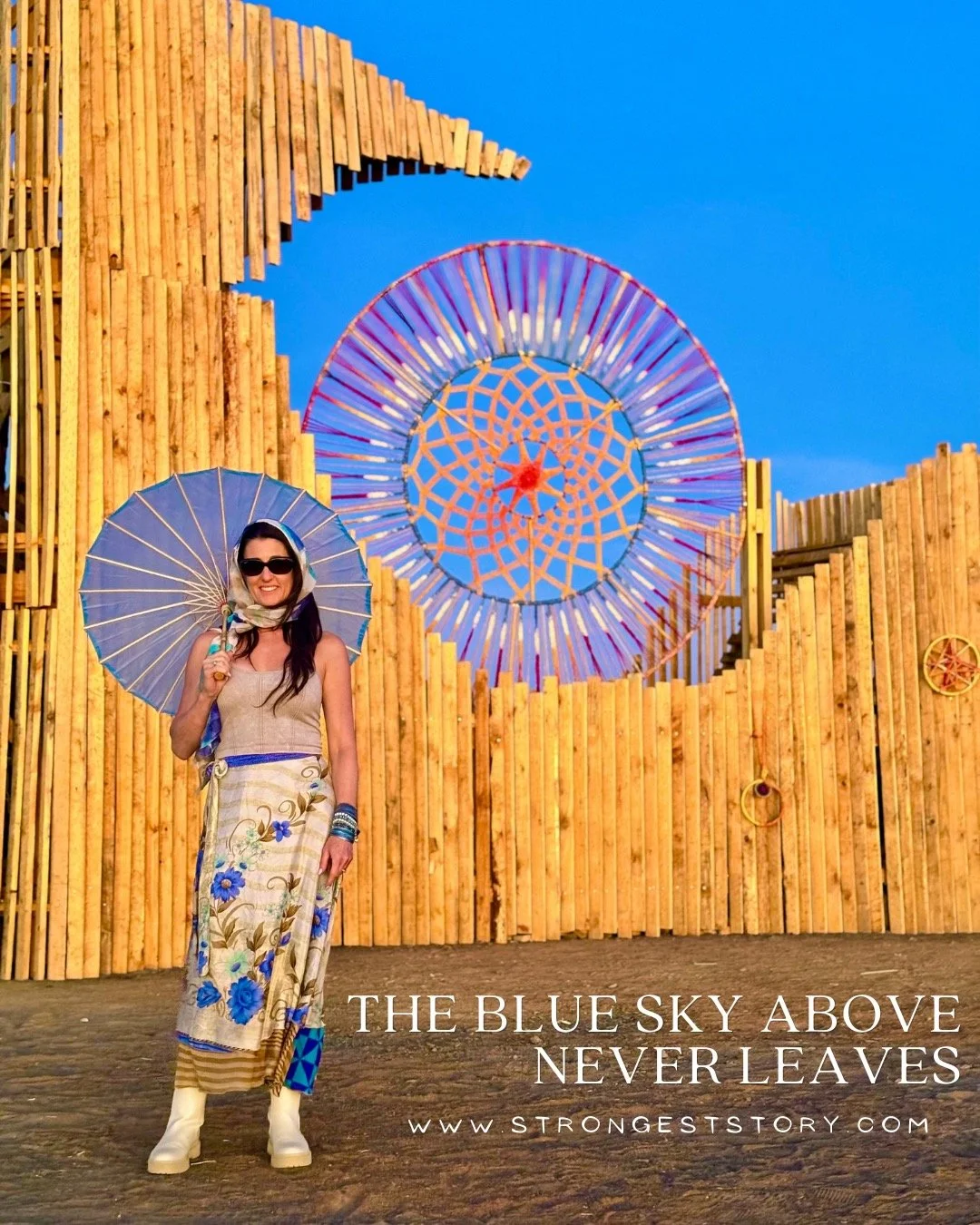 "Once in a while, out of the blue, your heart spins, and it can feel like you're falling, with nothing to hold on to. But you are not the storm, and it will pass. The blue sky above never leaves." - Charlie Mackesy