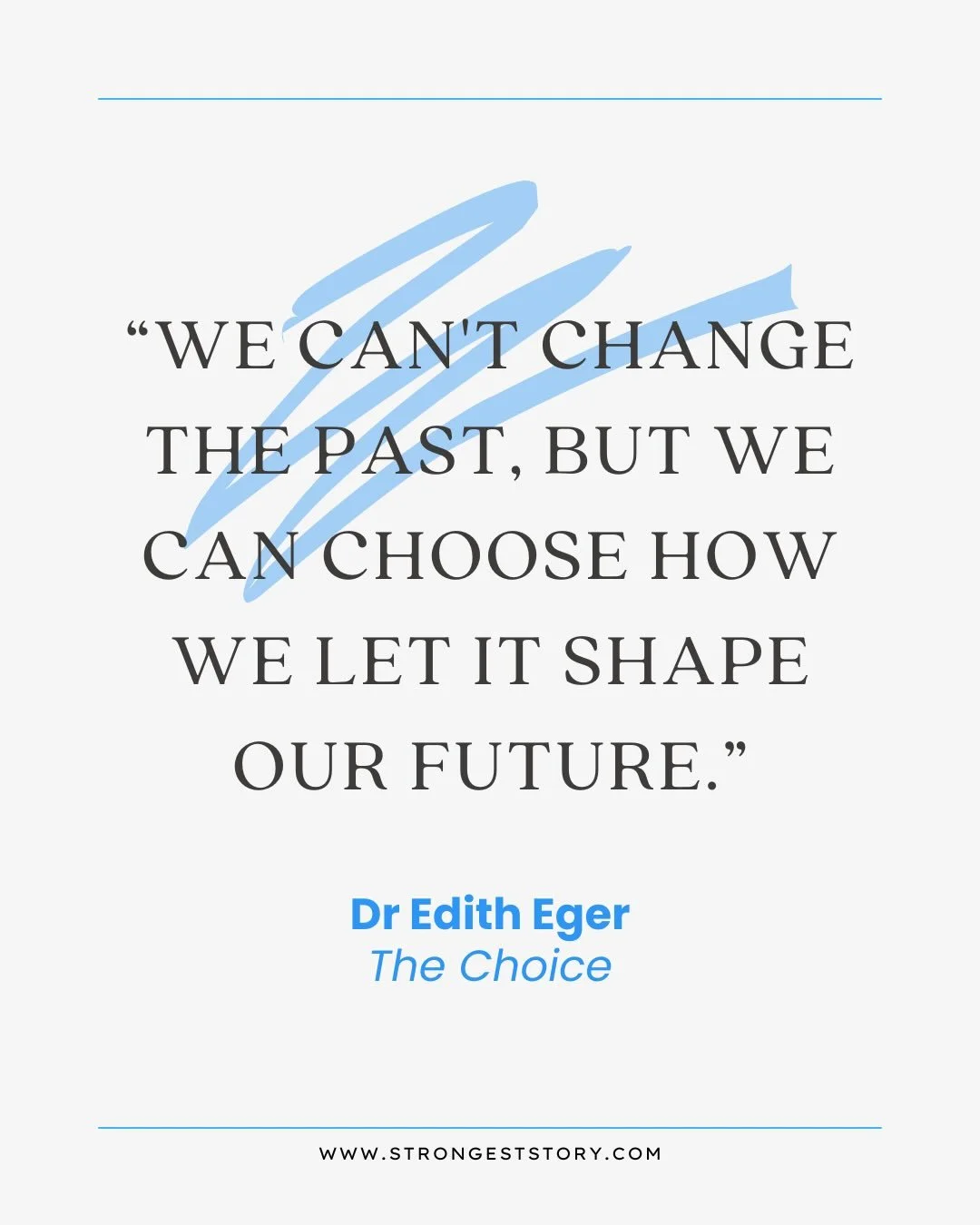 The remarkable 𝐃𝐫. 𝐄𝐝𝐢𝐭𝐡 𝐄𝐠𝐞𝐫 (@dr.editheger ) 𝐩𝐚𝐬𝐬𝐞𝐝 𝐚𝐰𝐚𝐲 𝟐 𝐝𝐚𝐲𝐬 𝐚𝐠𝐨, 𝐨𝐧 𝟐𝟕 𝐀𝐩𝐫𝐢𝐥 𝟐𝟎𝟐𝟔, at the age of 98, leaving behind a legacy of wisdom, courage and healing. 

At 𝙎𝙩𝙧𝙤𝙣𝙜𝙚𝙨𝙩 𝙎𝙩𝙤𝙧𝙮, we have b