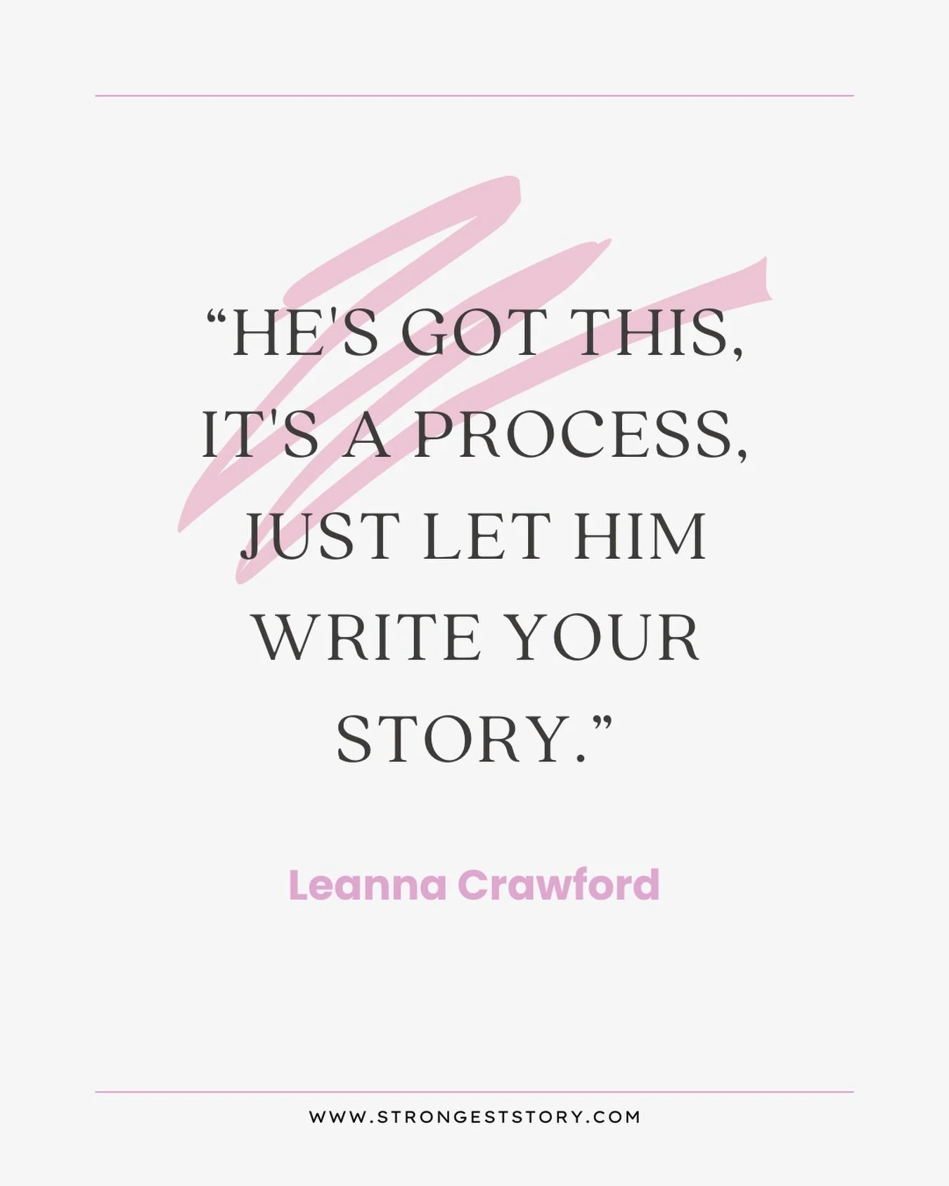 Thank you @leannacrawfordmusic for the gentle reminder that when He lets us walk the harder road - He stays with us! &ldquo;It&rsquo;s a process. Just let Him write your story&rdquo; 🙏🏼

#strongeststory