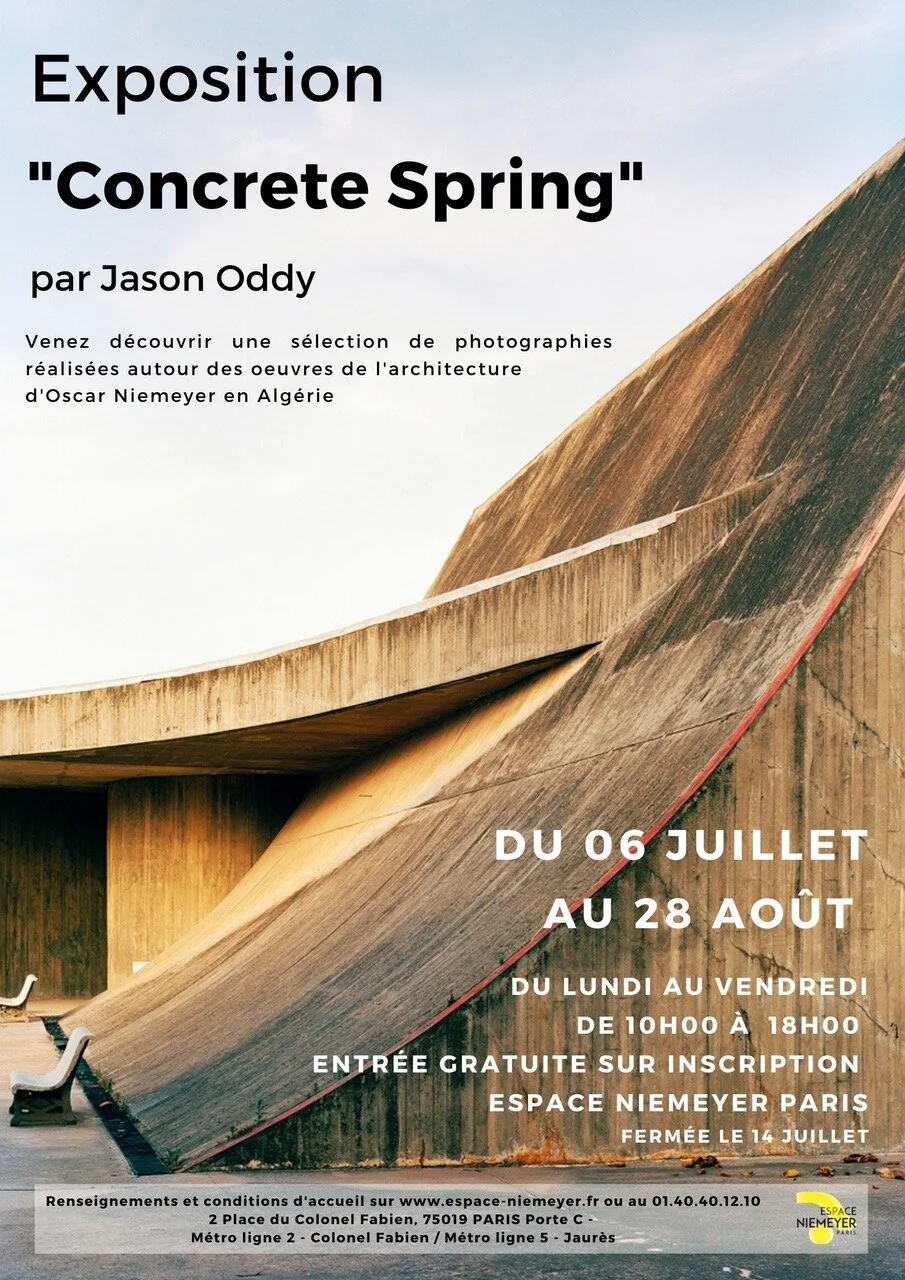Exposition 'Concrete Spring' by Jason Oddy at Espace Niemeyer Paris