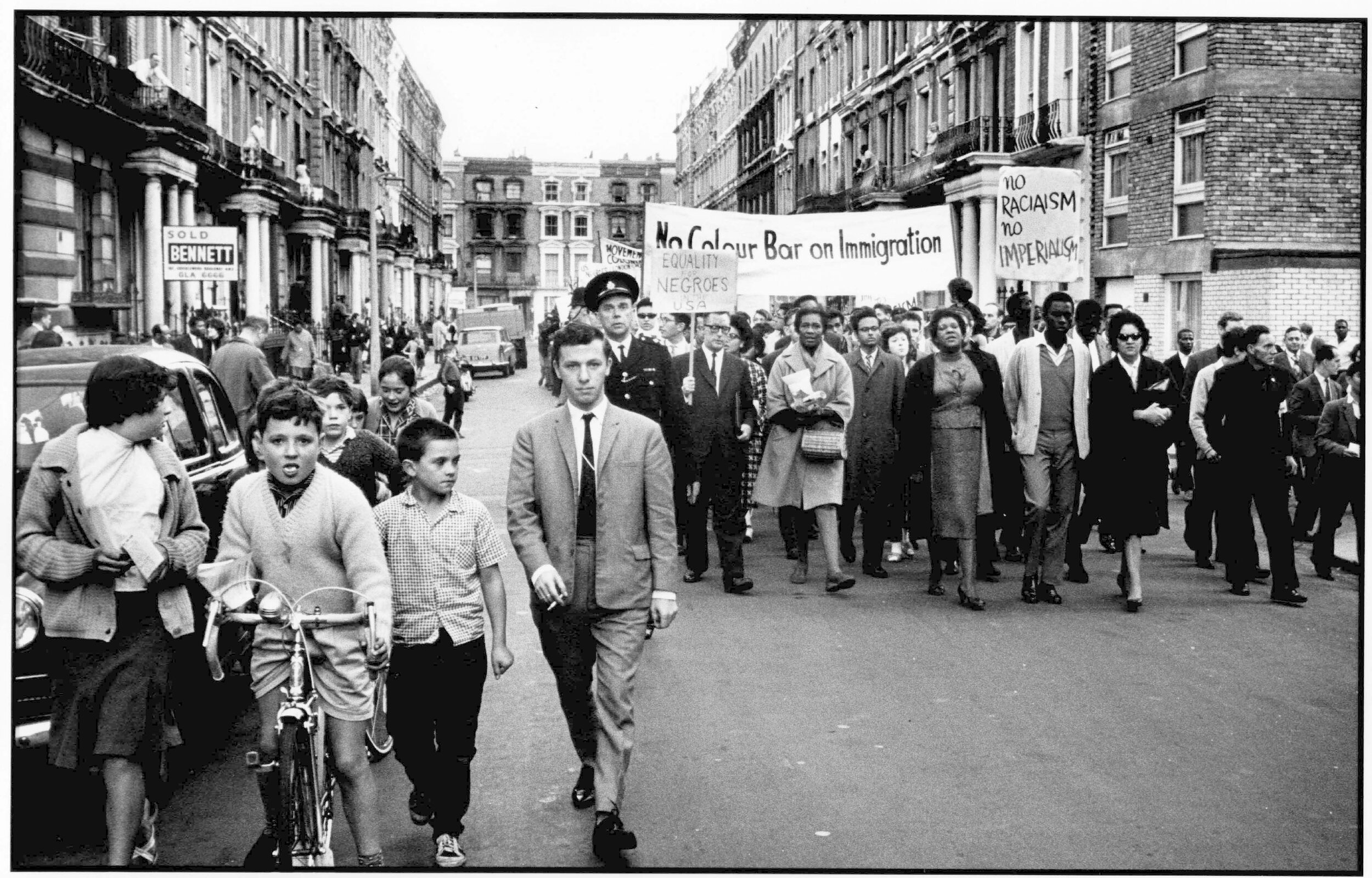 Notting Hill Residents March Against Racism, London, c.1965