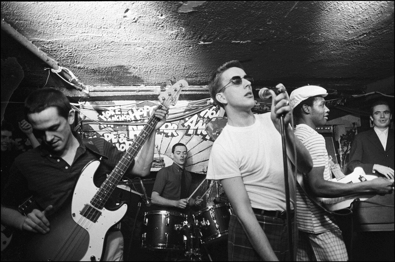 The Specials performing at the Hope & Anchor, London, England, 1980
