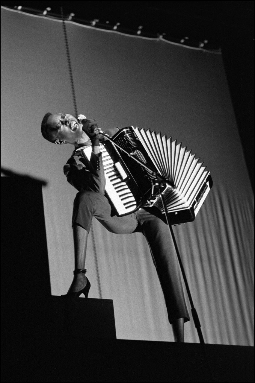 Grace Jones, Drury Lane Theatre, London, England, 10th October 1981