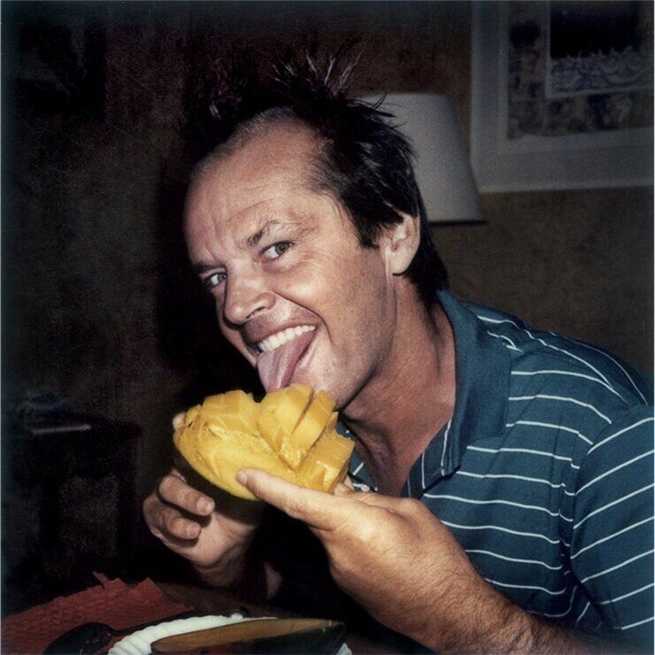 Jack Nicholson with Mango, Saint Tropez, France, 1979