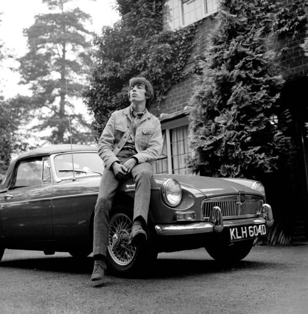 Bill Wyman & MGB, at Home, South London, 1966  by Gered Mankowitz  .jpeg