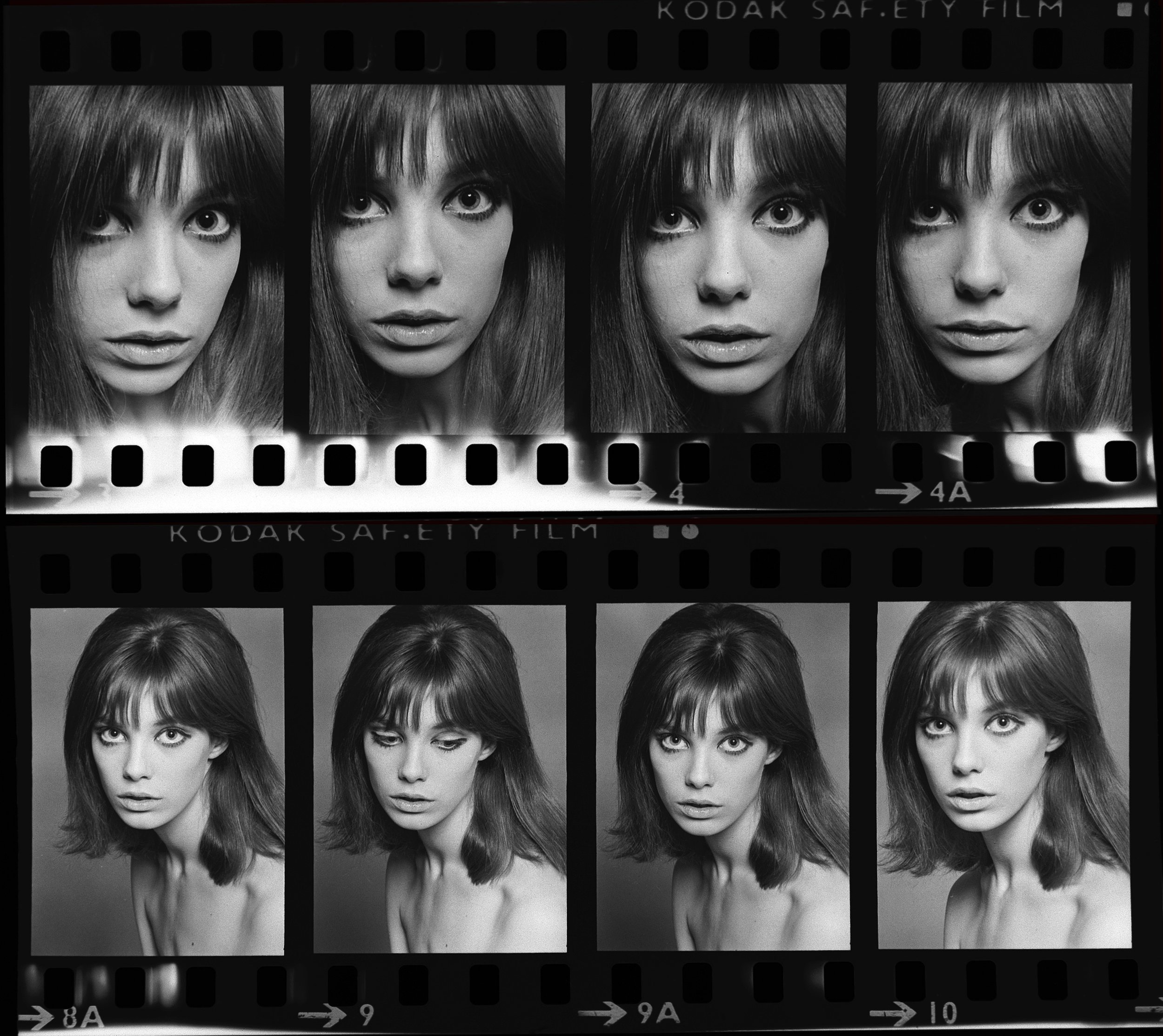 Jane Birkin, Contact Sheet, 1965