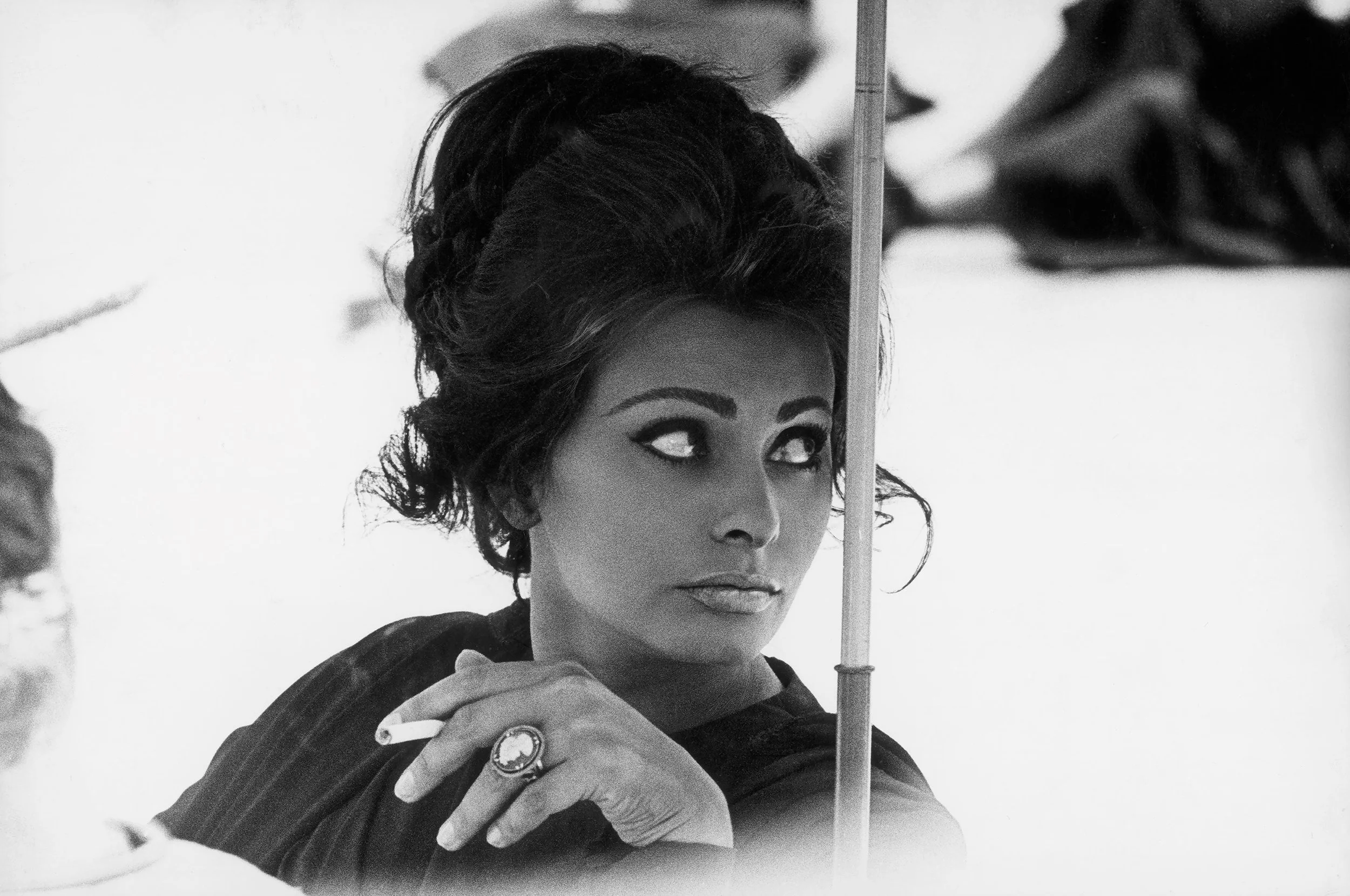 Sophia Loren on the Set of Anthony Mann’s ‘The Fall of the Roman Empire’, Spain, Queen Magazine, May 1963’ by Terence Donovan