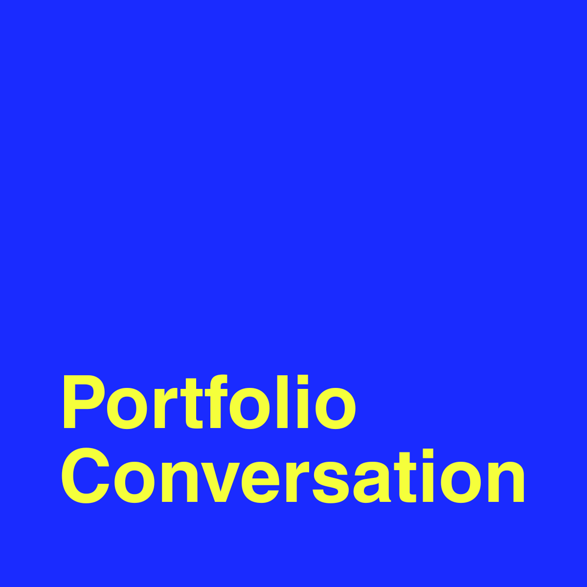 Portfolio Conversation