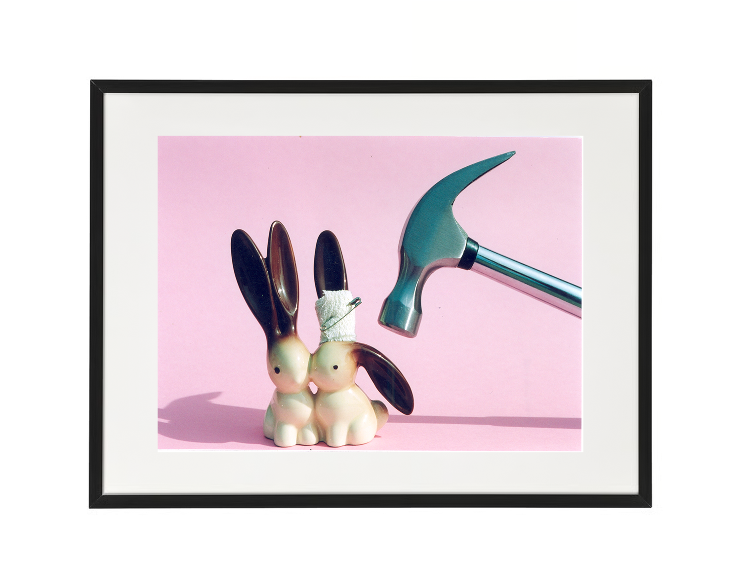 Antoni+Alison Framed Bunnie and Hammer Print