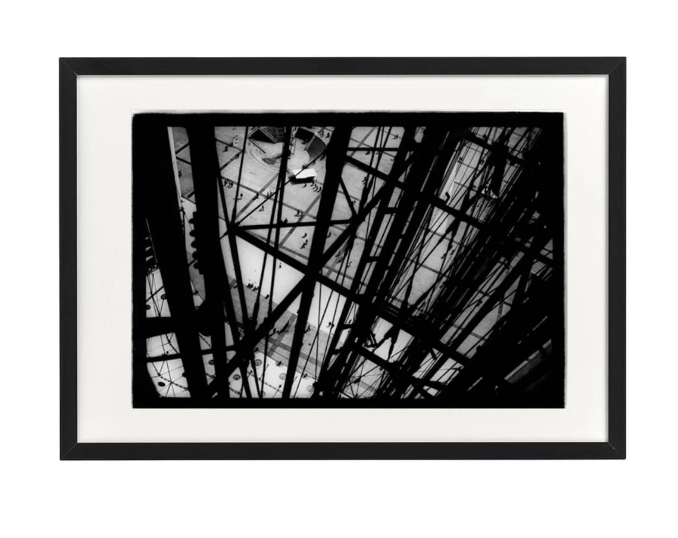 Framed Le Grande Arche Paris, 1997 by Marcus Davies.jpeg