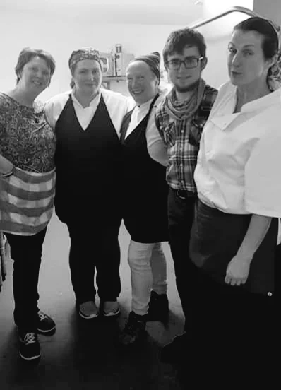 Joan, Audrey, Me, Jamie and the boss Peigi…..#Dreamteam