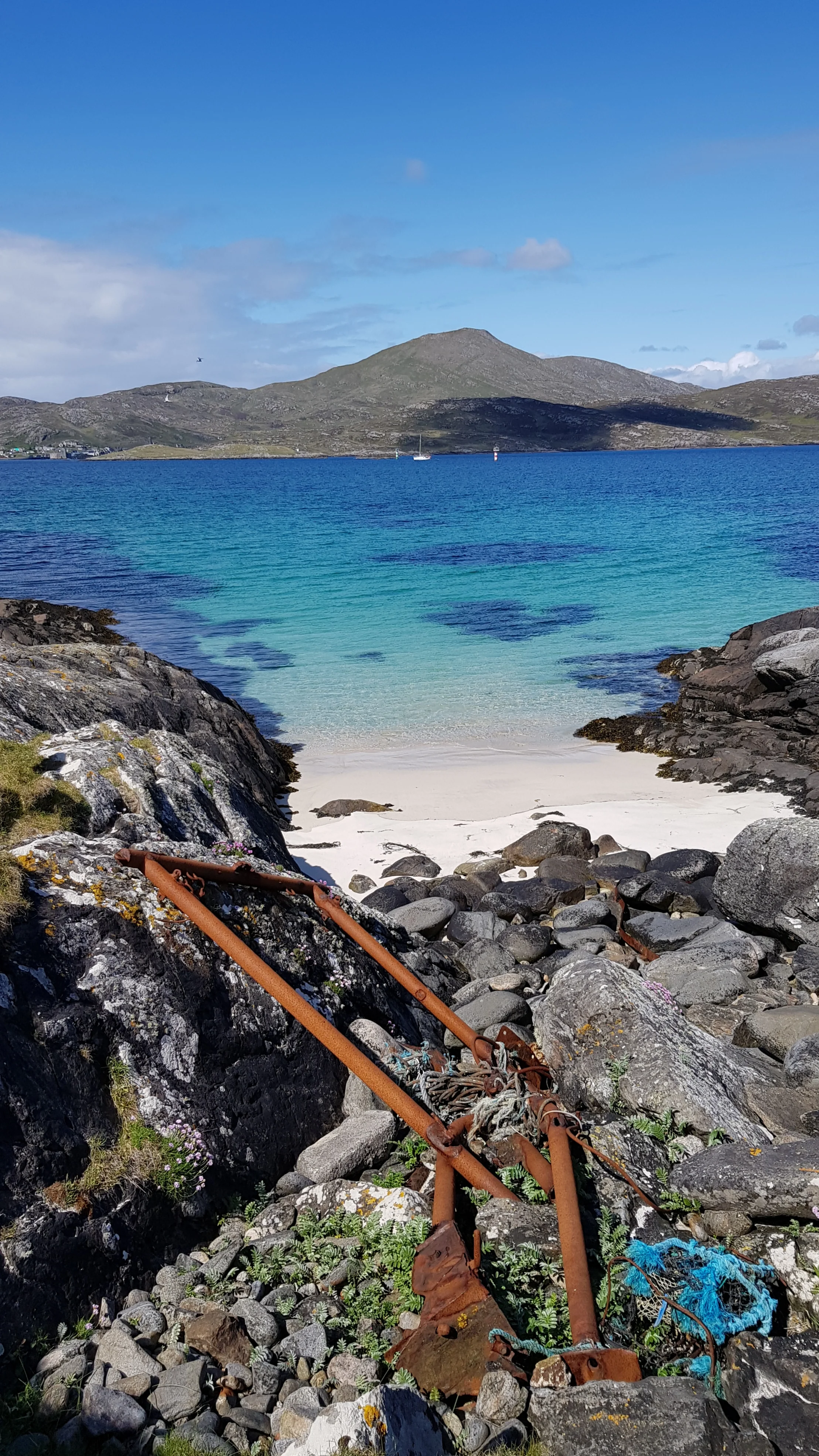 Blue rope matching the waters between Barra and Vatersay, breathtaking!
