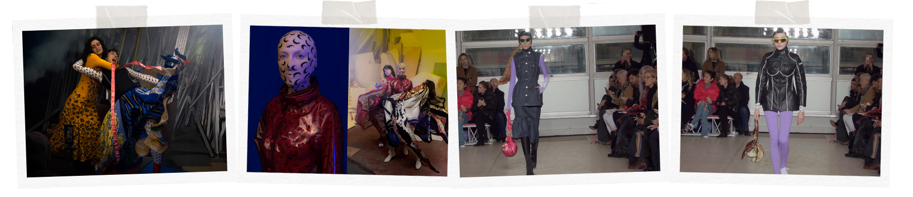 Marine Serre AW18 campaign and catwalk shots. Marineserre.com.