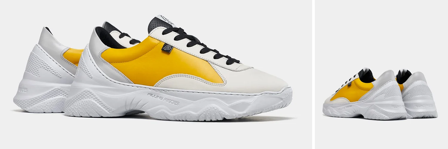 Filling Pieces Low Meno Shuttle Ixion Mustard, €220, Fillingpieces.com