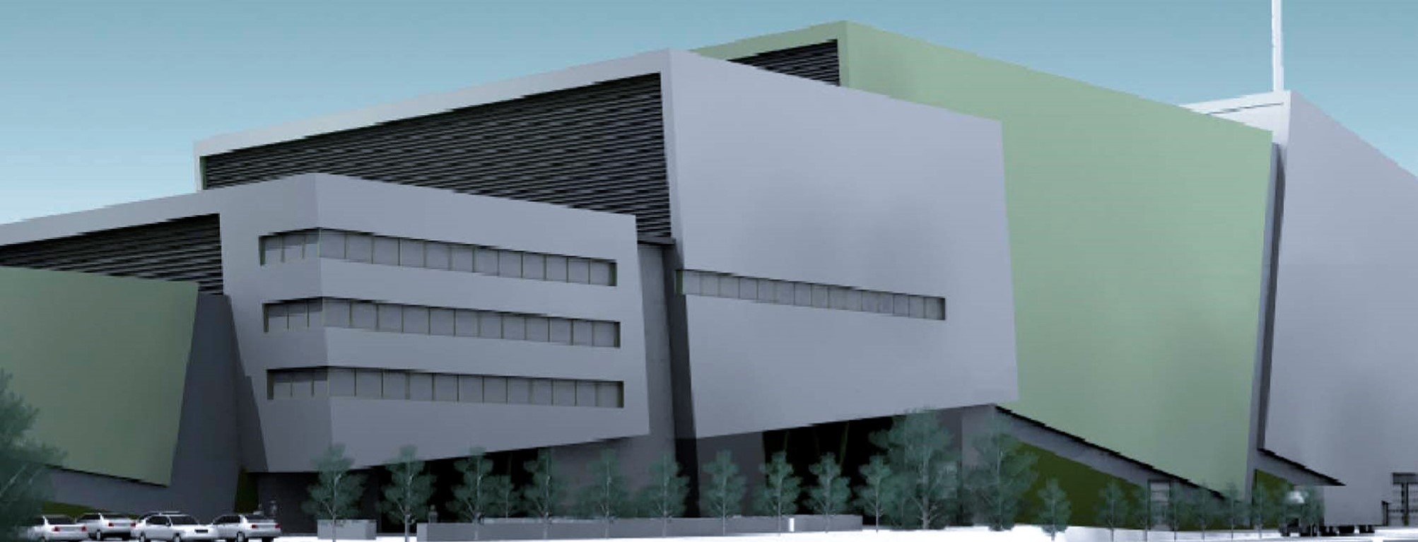 energy from waste facility 3D artist impression