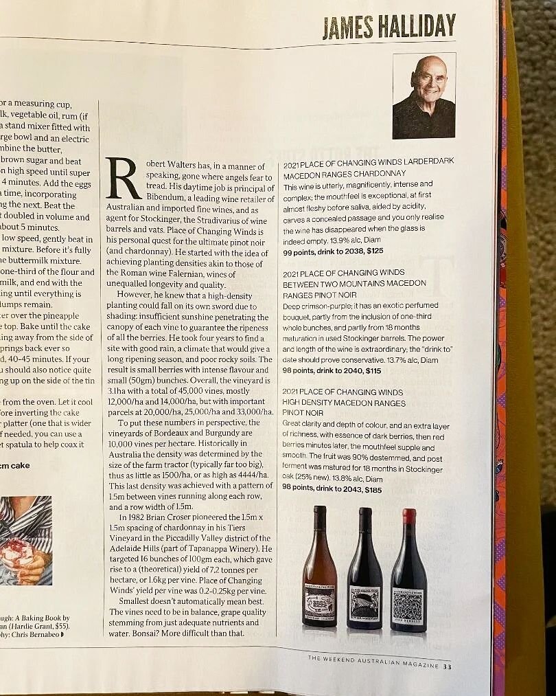 I&rsquo;d be lying if I said we didn&rsquo;t appreciate getting high praise from the likes of James Halliday and @mikebennie101. It does make a difference for a young producer like us. We'll be releasing the Estate wines in the next couple of weeks (