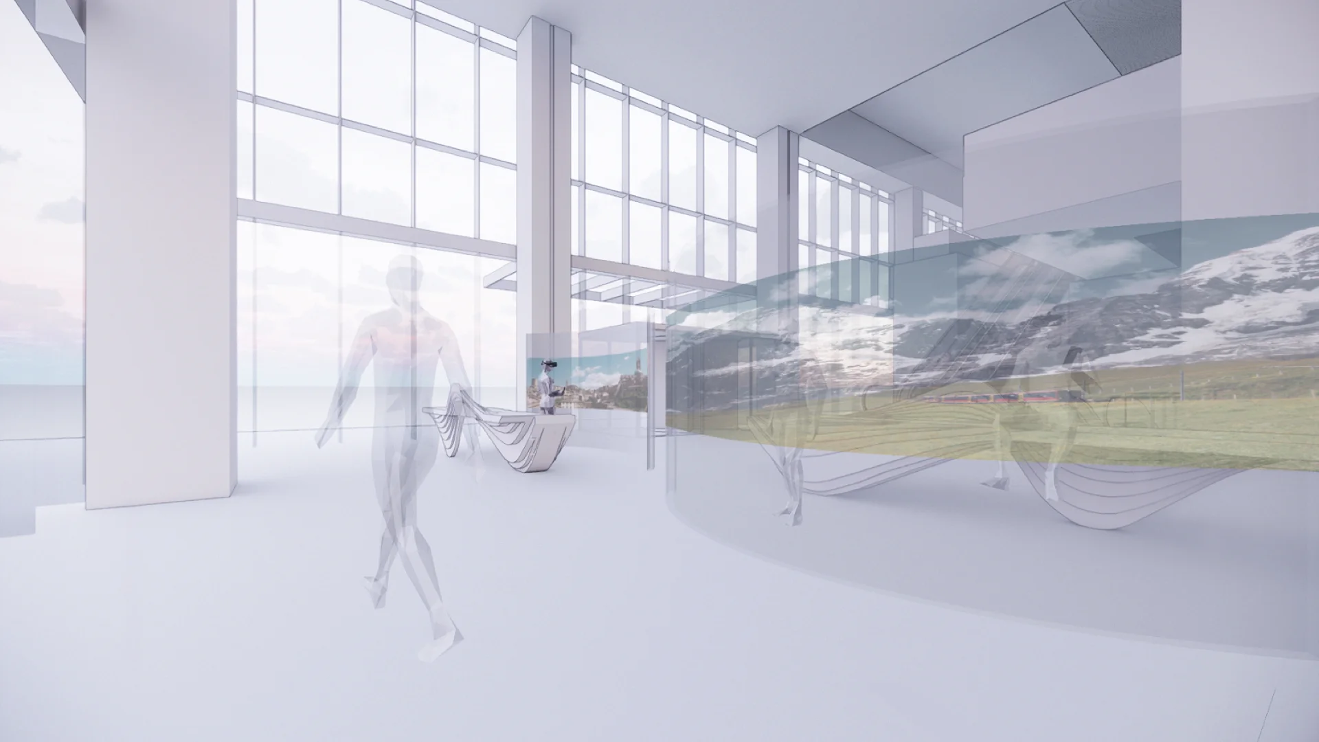 ALIPAY TECHNOLOGY MUSEUM DESIGNUX | UI | 3D Rendering