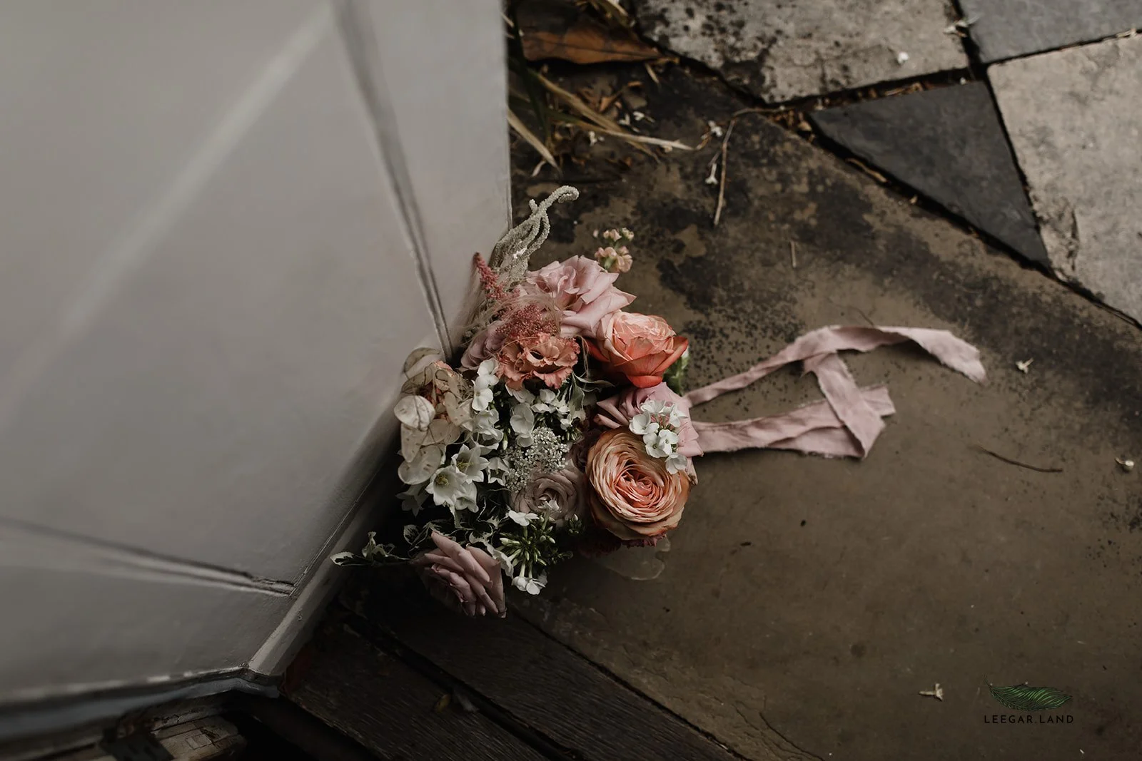 Blush and soft ruse wedding flower palette.