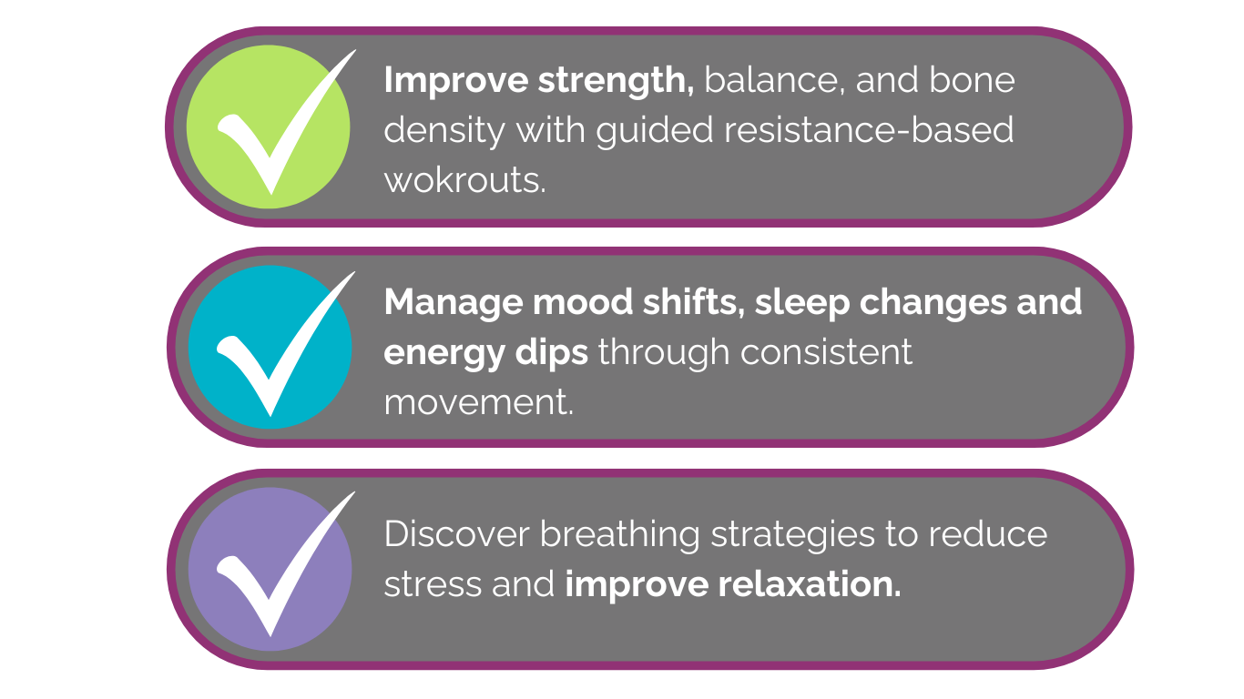 The U-Menopause Fitness & Bone Health Program | PrescriptFit® at The U®