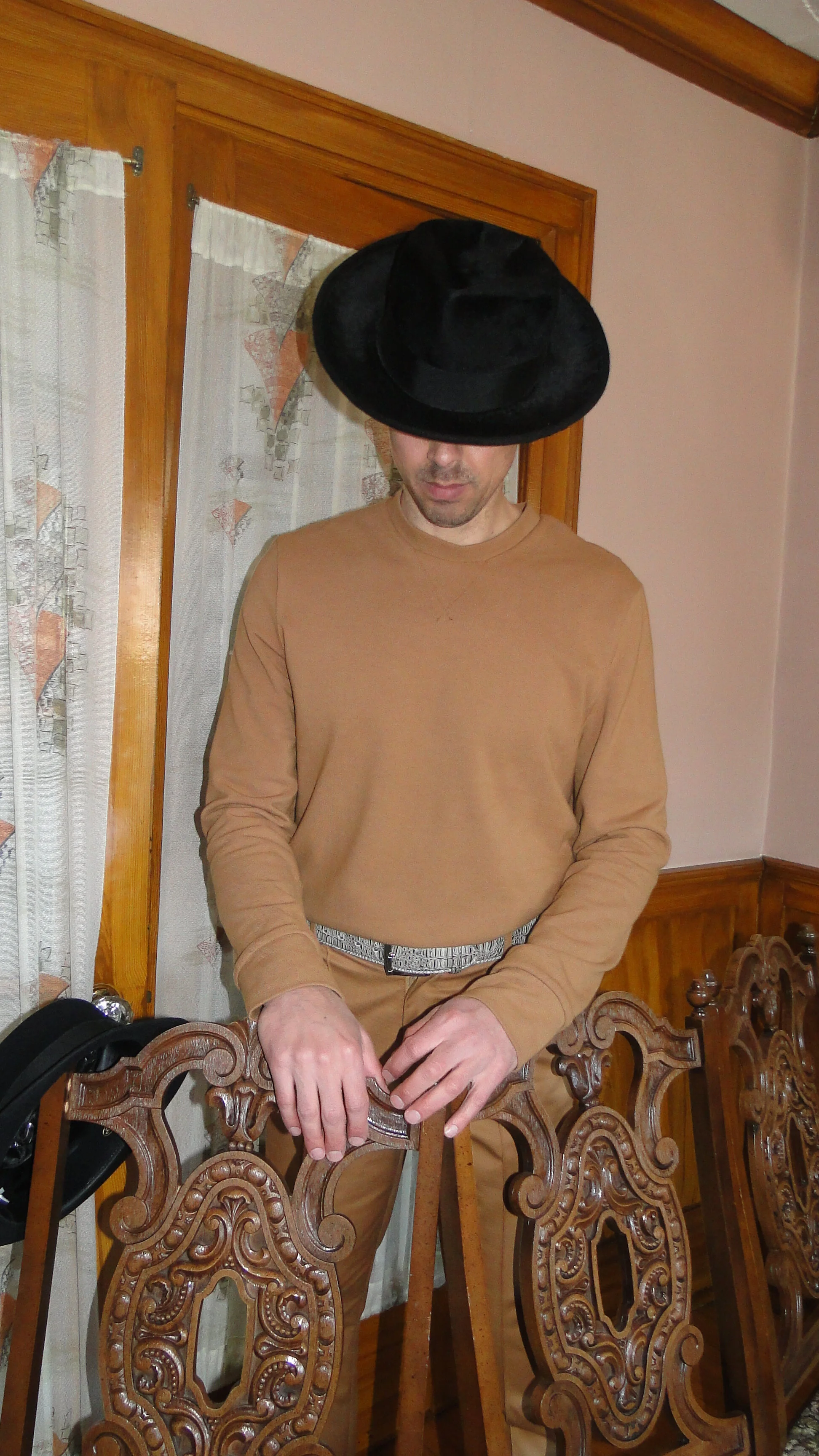 men's reversible pullover front camel.JPG