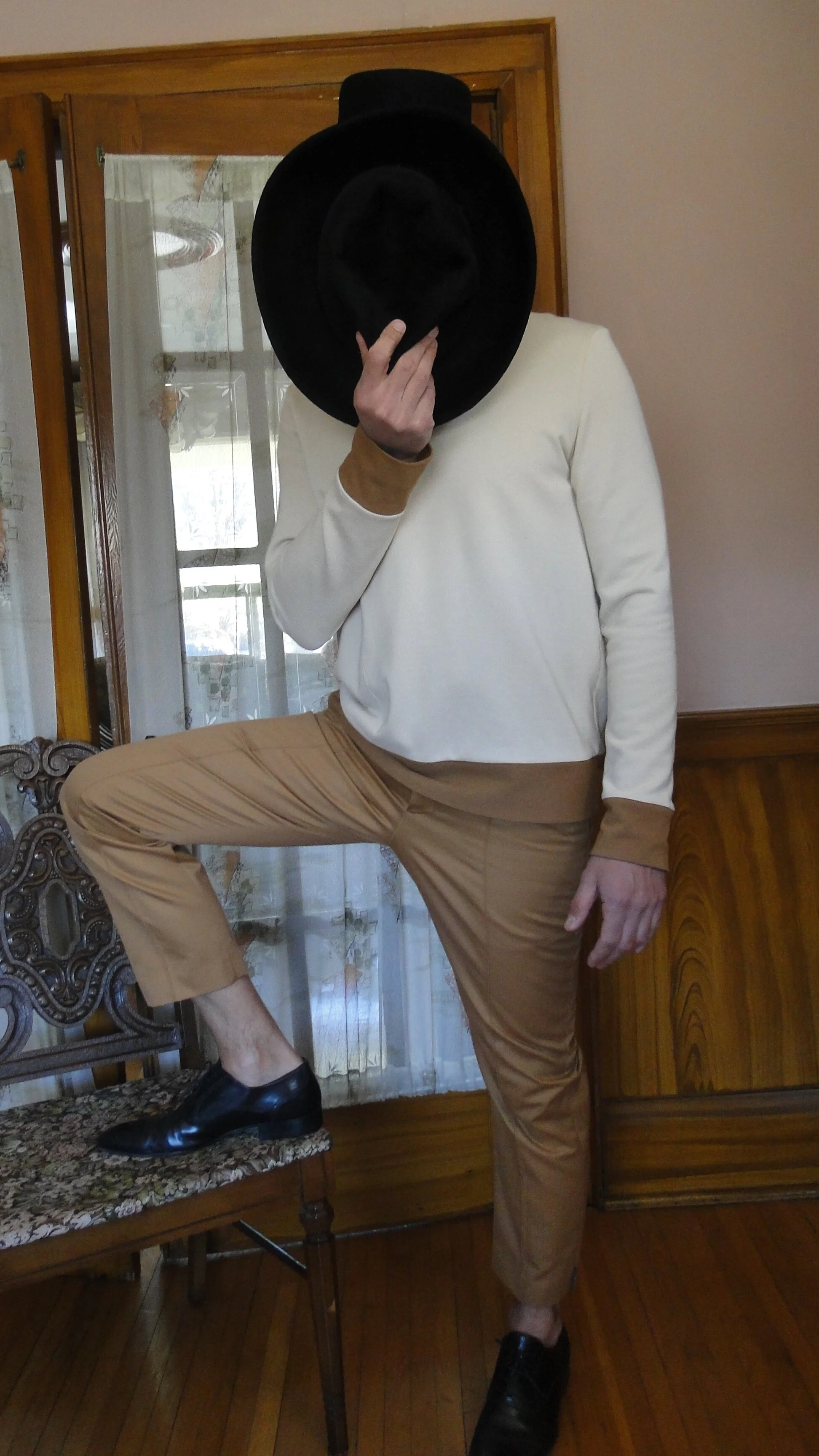 men's reversible pullover ecru and camel front pic.JPG