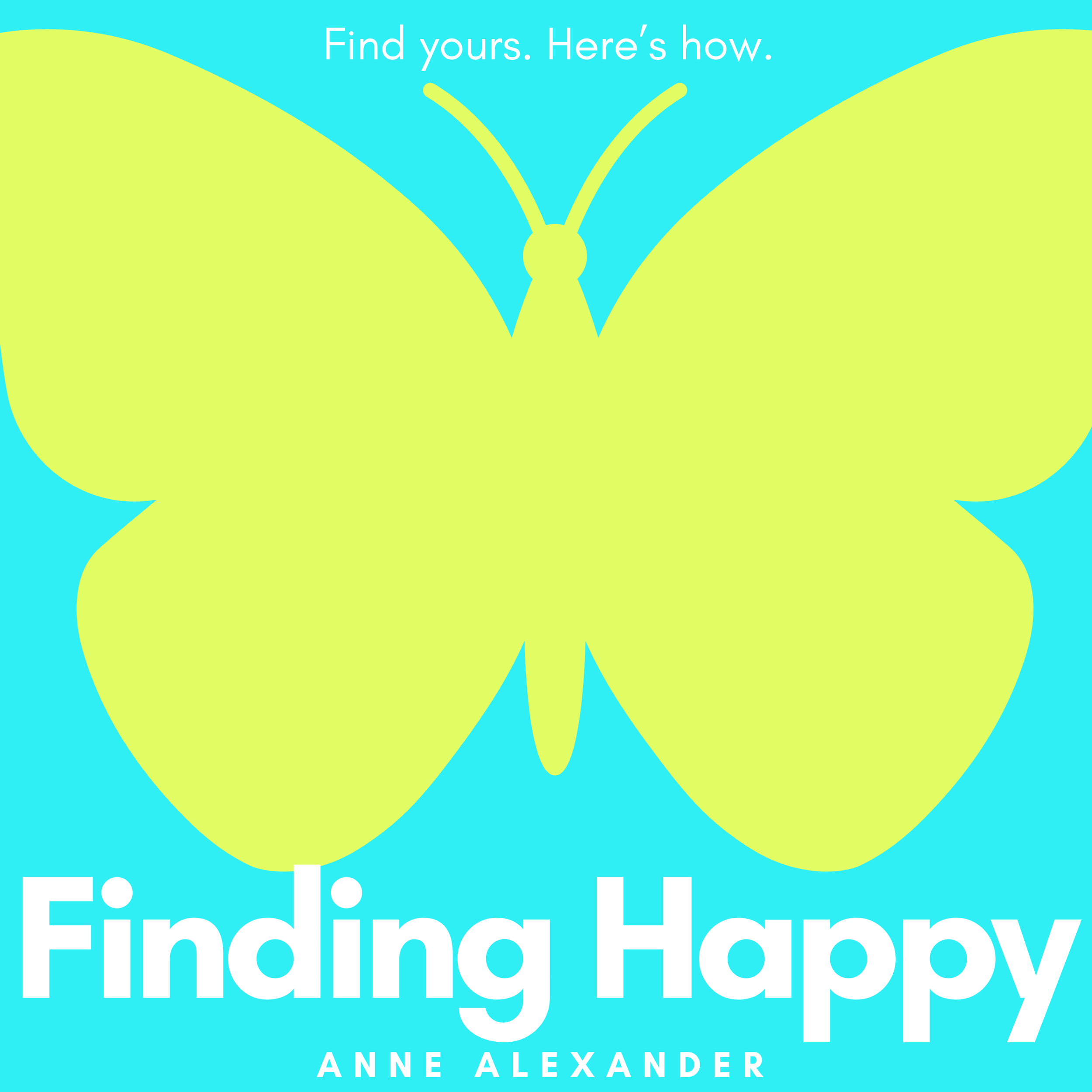 FINDING HAPPY new podcast with Anne Alexander Find yours here's how