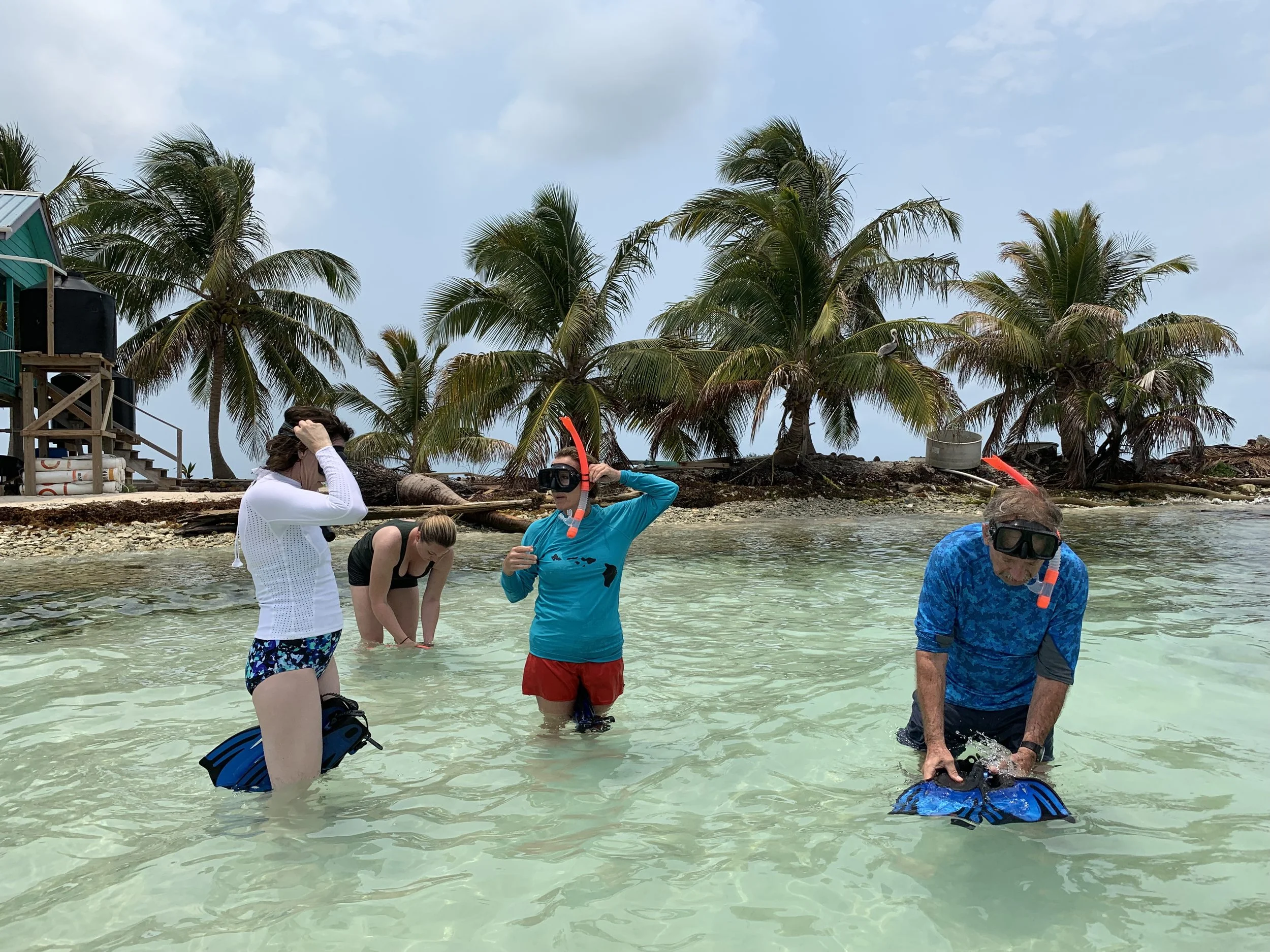 Snorkeling was so much fun.