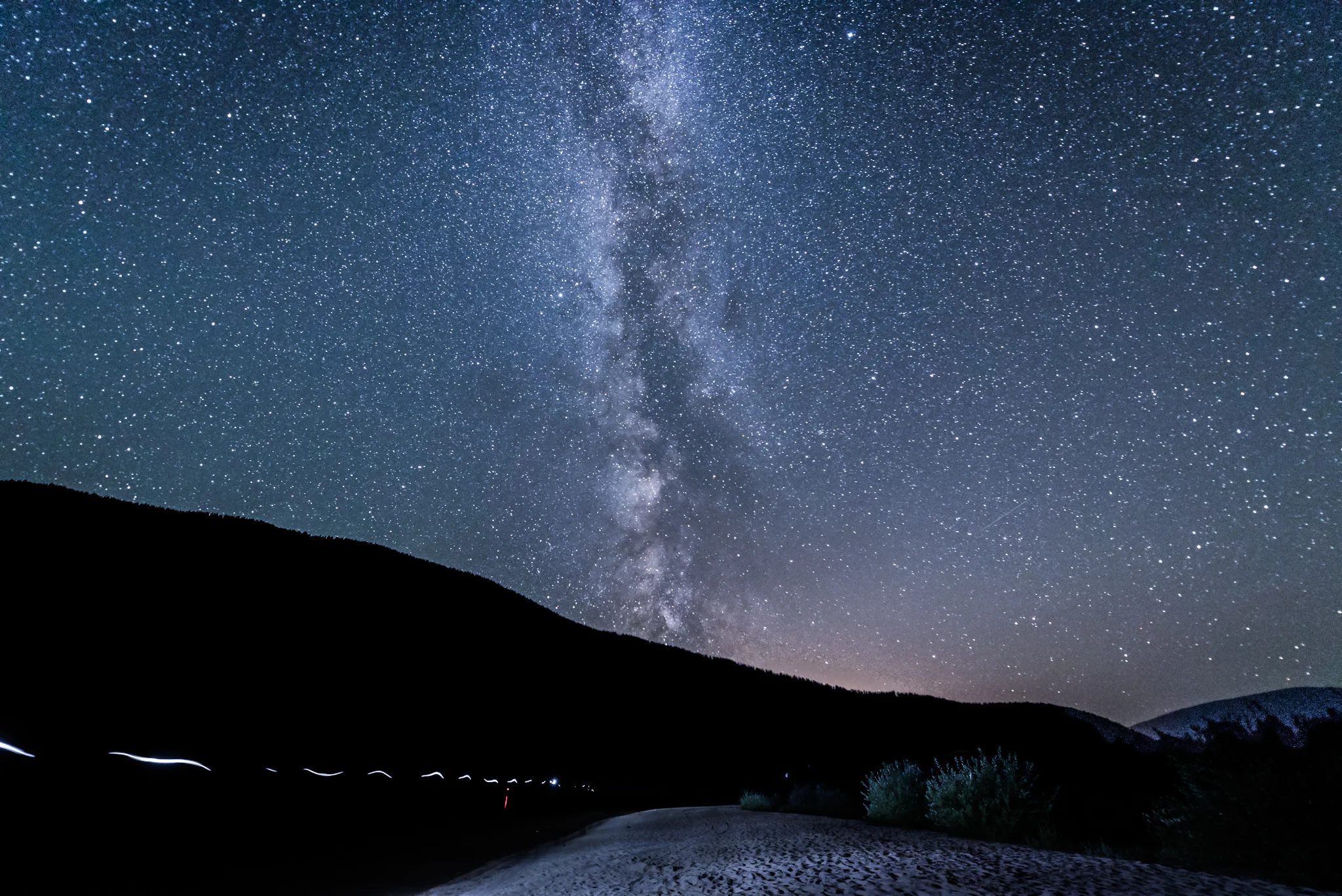 Night Sky over Kootenay Lake