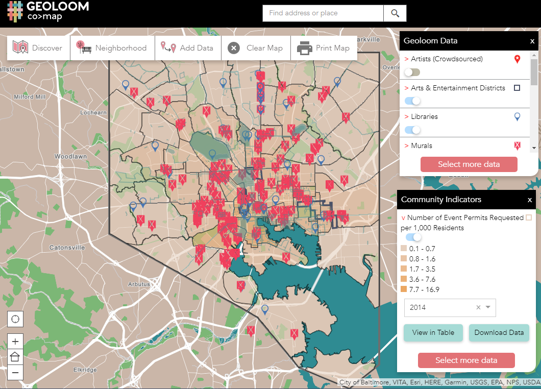 Harvard’s Ash Center Map of the Month: Baltimore’s GEOLOOM co>map