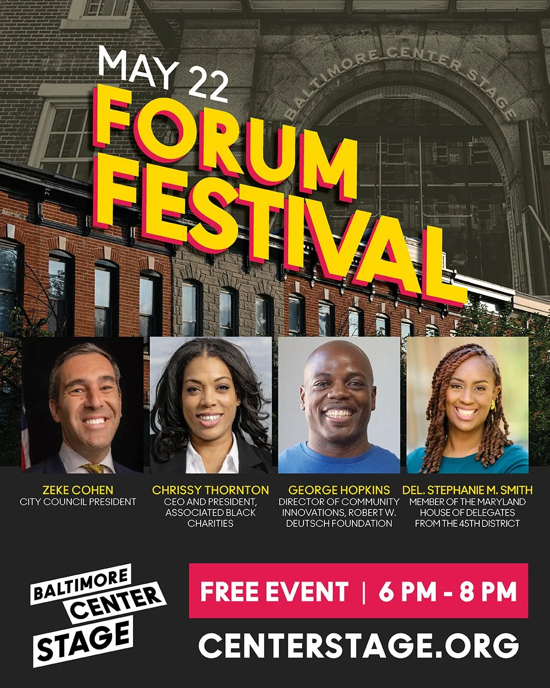 Baltimore Center Stage Invites Community to Shape Change At First Ever Forum Festival - CityBiz