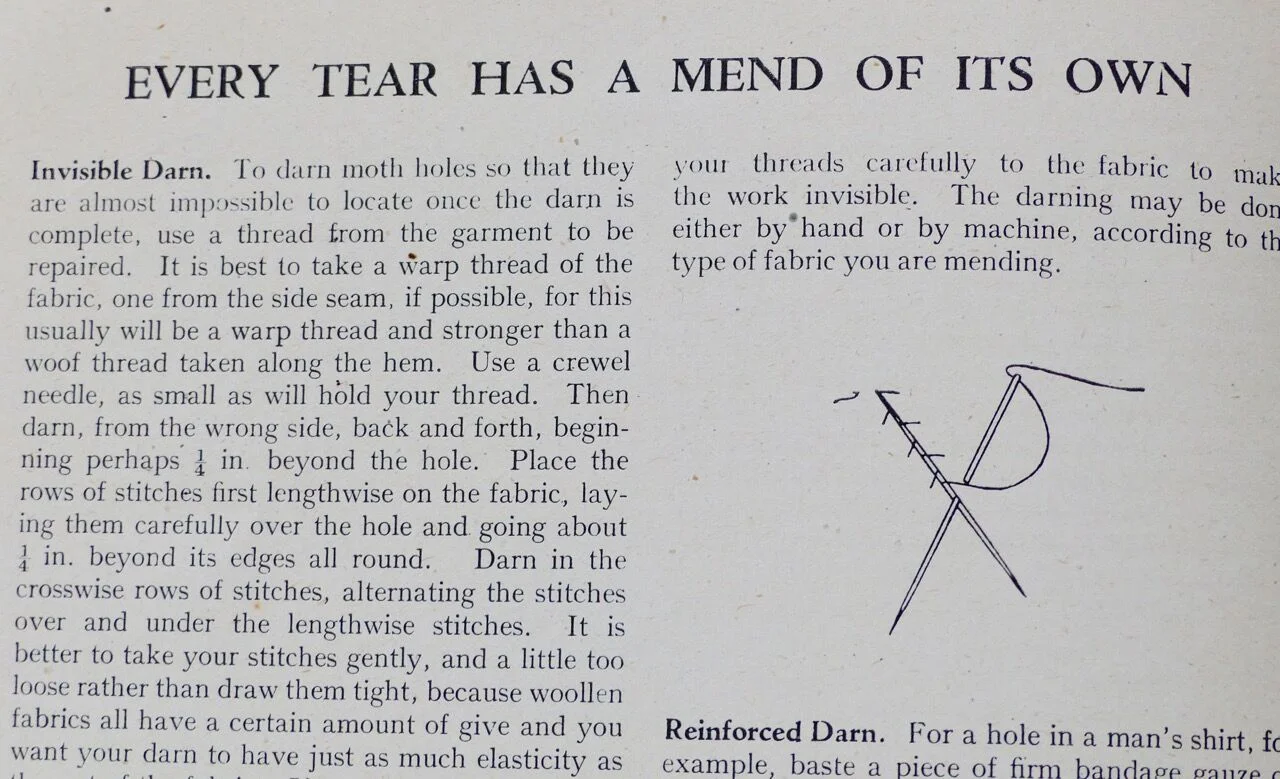 Every Tear has a Mend of its Own