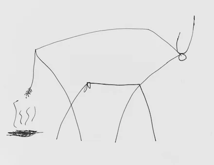 ‘Bullshit’ (in the style of ‘Taureua’, by Picasso)