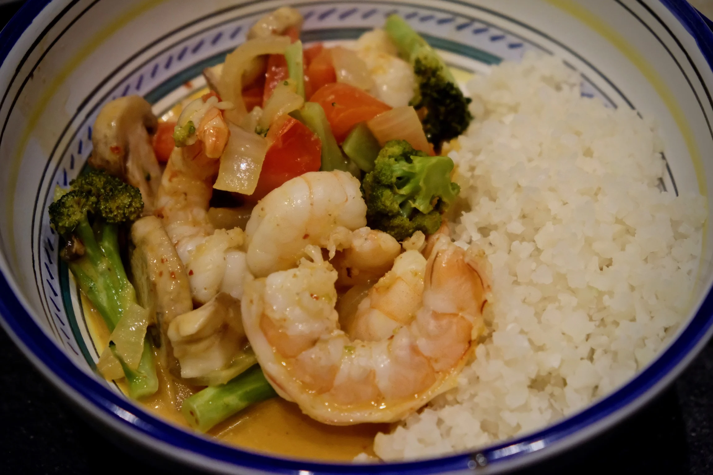 Koko's Shrimp Panang Curry