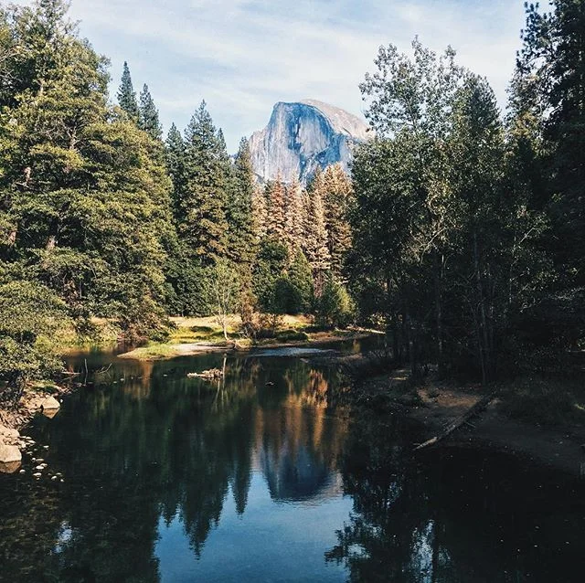 #yosemite #halfdome #reflection