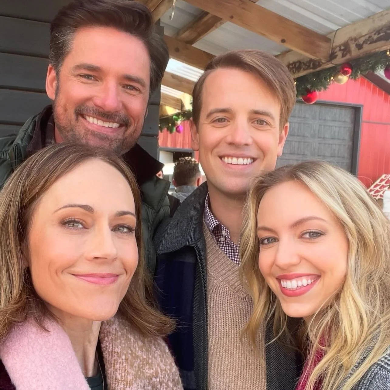 Our Holiday Story airs on @hallmarkchannel tonight!!! 
This was one of my favorite experiences on set and am so grateful for everyone in the cast, crew, and production team!! 
Xoxoxo