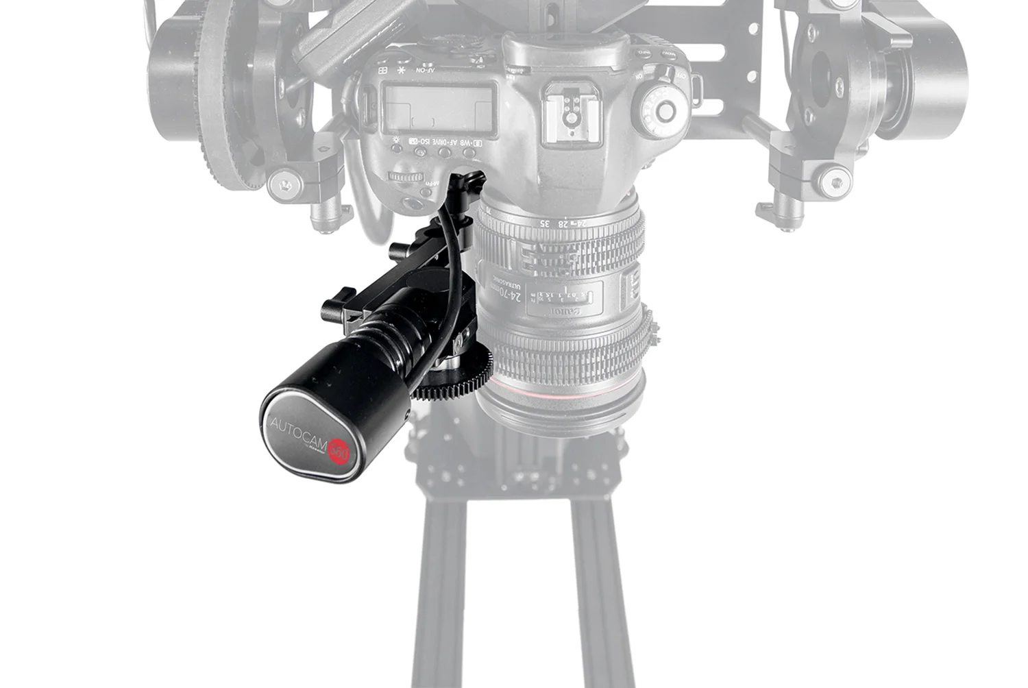 FOCUS, ZOOM OR IRIS CONTROL Coupled with our FIZ kit, Autocam360™️ allows control of focus, iris or zoom or a combination of focus with zoom, focus with iris, or zoom with iris. Being able to control focus means you do not have to be locked into a fixed distance from the product which allows for greater creative control of your images. You can even do focus stacking to give your product a strong depth of field. The zoom FIZ kit allows you to change focal lengths with zoom lenses remotely so you never have to touch the camera. One FIZ kit per control is required. Can be used with cine lenses or photo lenses with 0.8 pitch gears built in or add on gears.