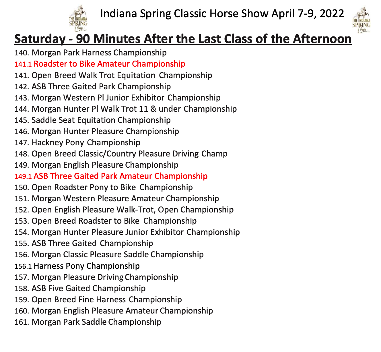 Indiana Spring Classic Show — The Michiana Event Center