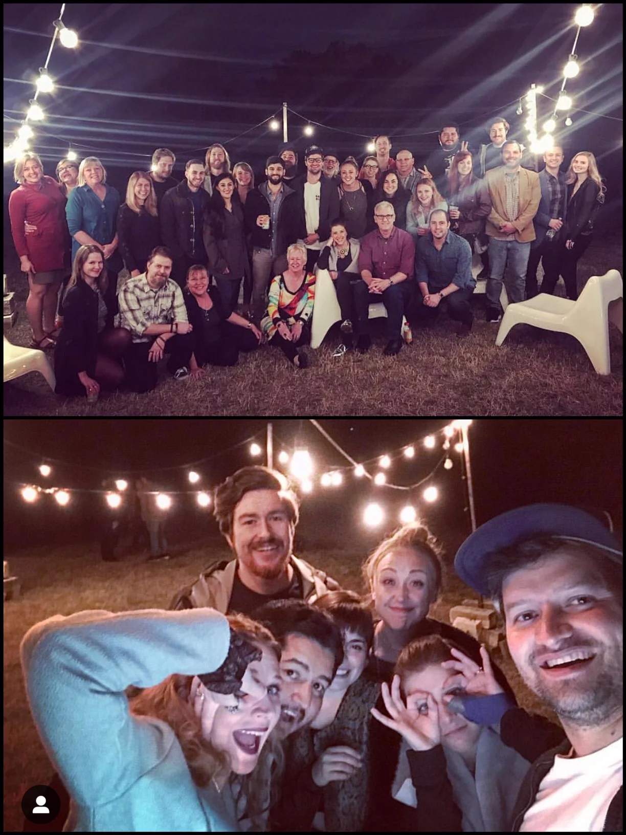 Top: Cast, Crew & Donors / Bottom: some of our core crew