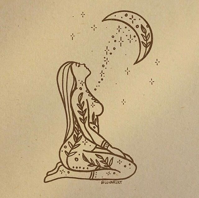 &ldquo;There was a reason that she was so romantic about the moon. It was always just there - breathing, shining, and in ways most humans can&rsquo;t understand, listening.&rdquo; -Christopher Poindexter / Art by: @lunarlilt