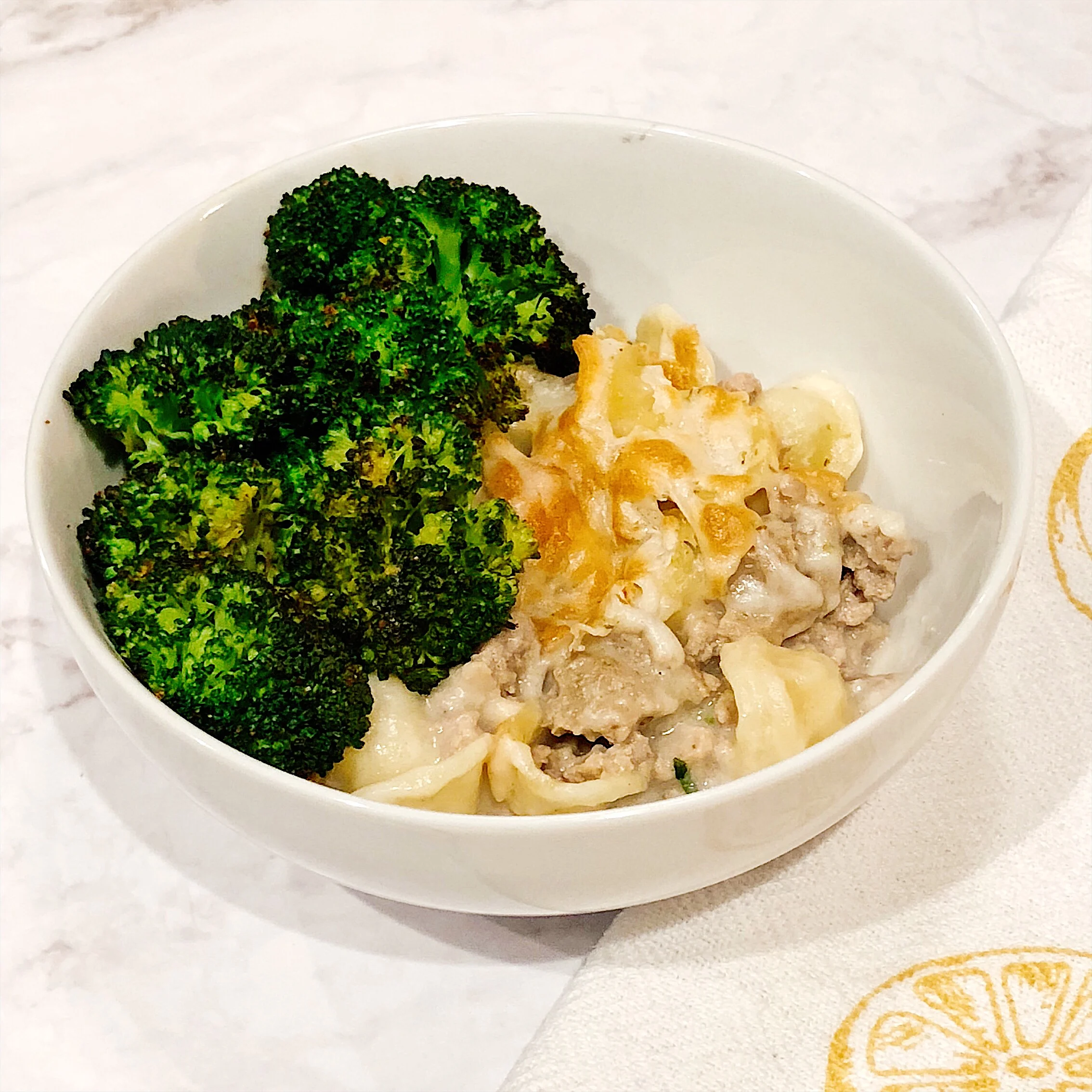 Pasta and Meatballs with Creamy Cashew Sauce