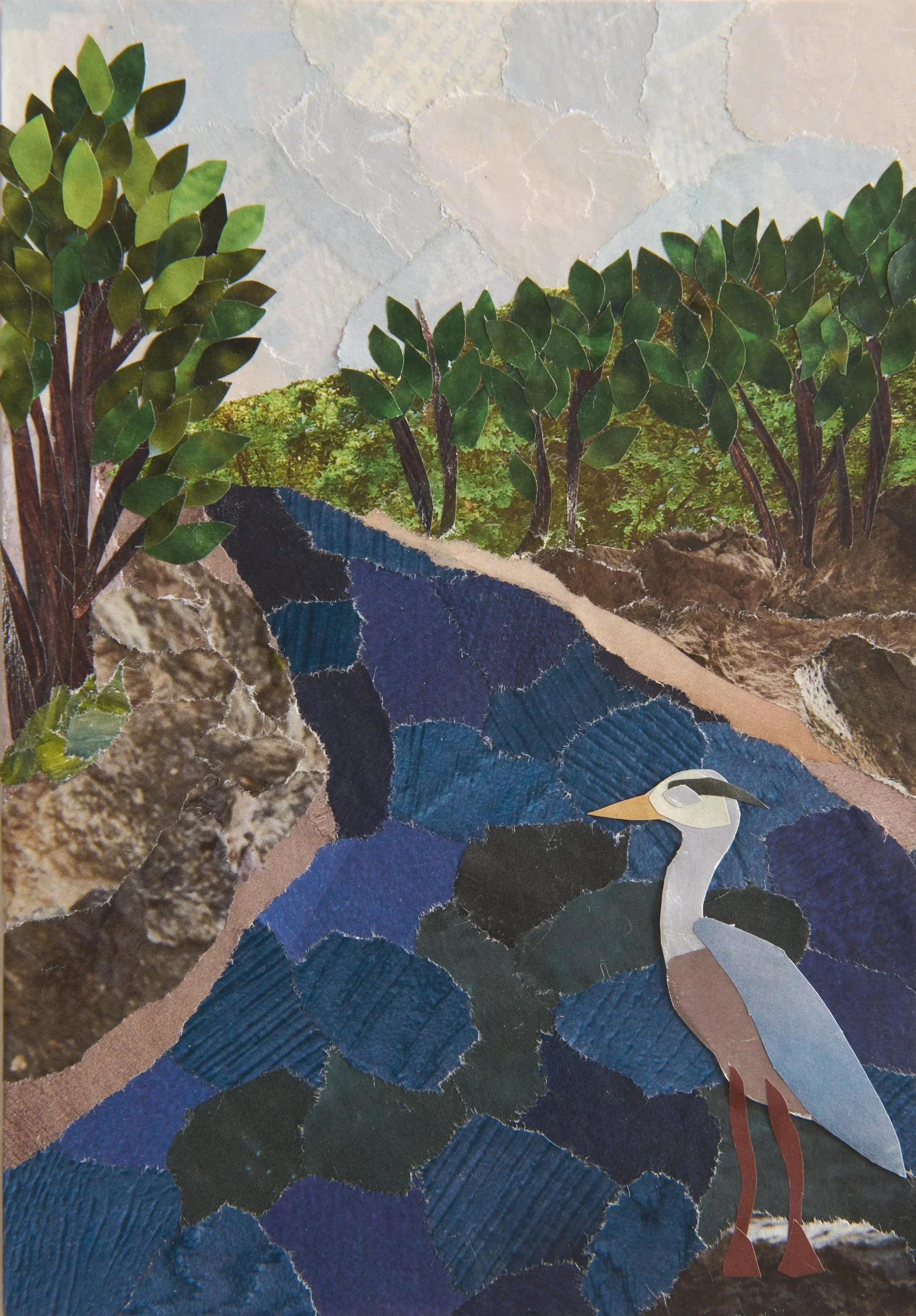 Heron on the Nashwaak - Art Card