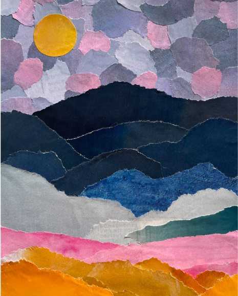 Blueberry Mountains - Art Card