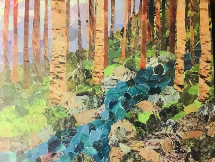 Forest River Bed - Art Card