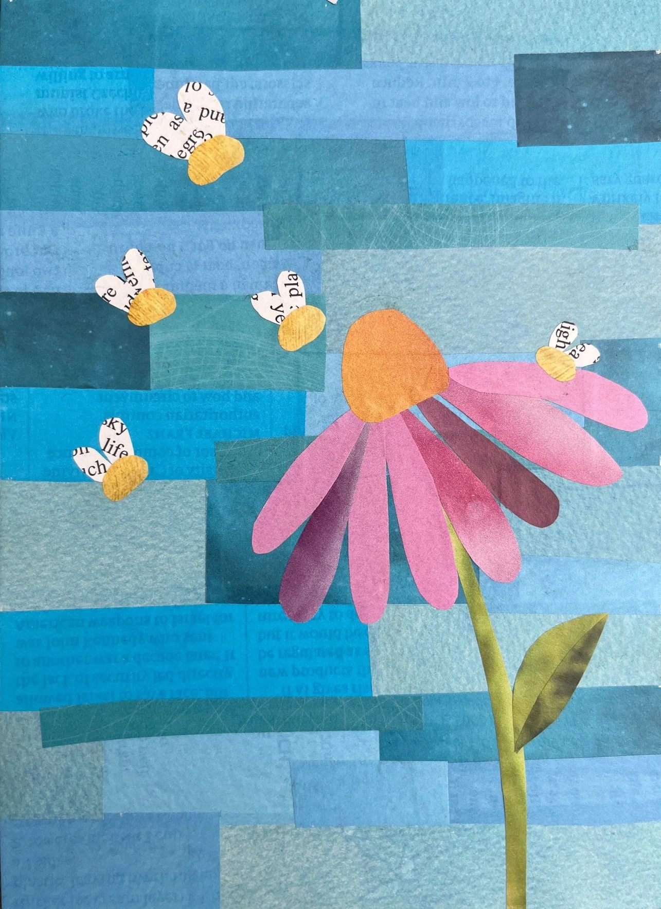 Flowers: Sky Life - Art Card