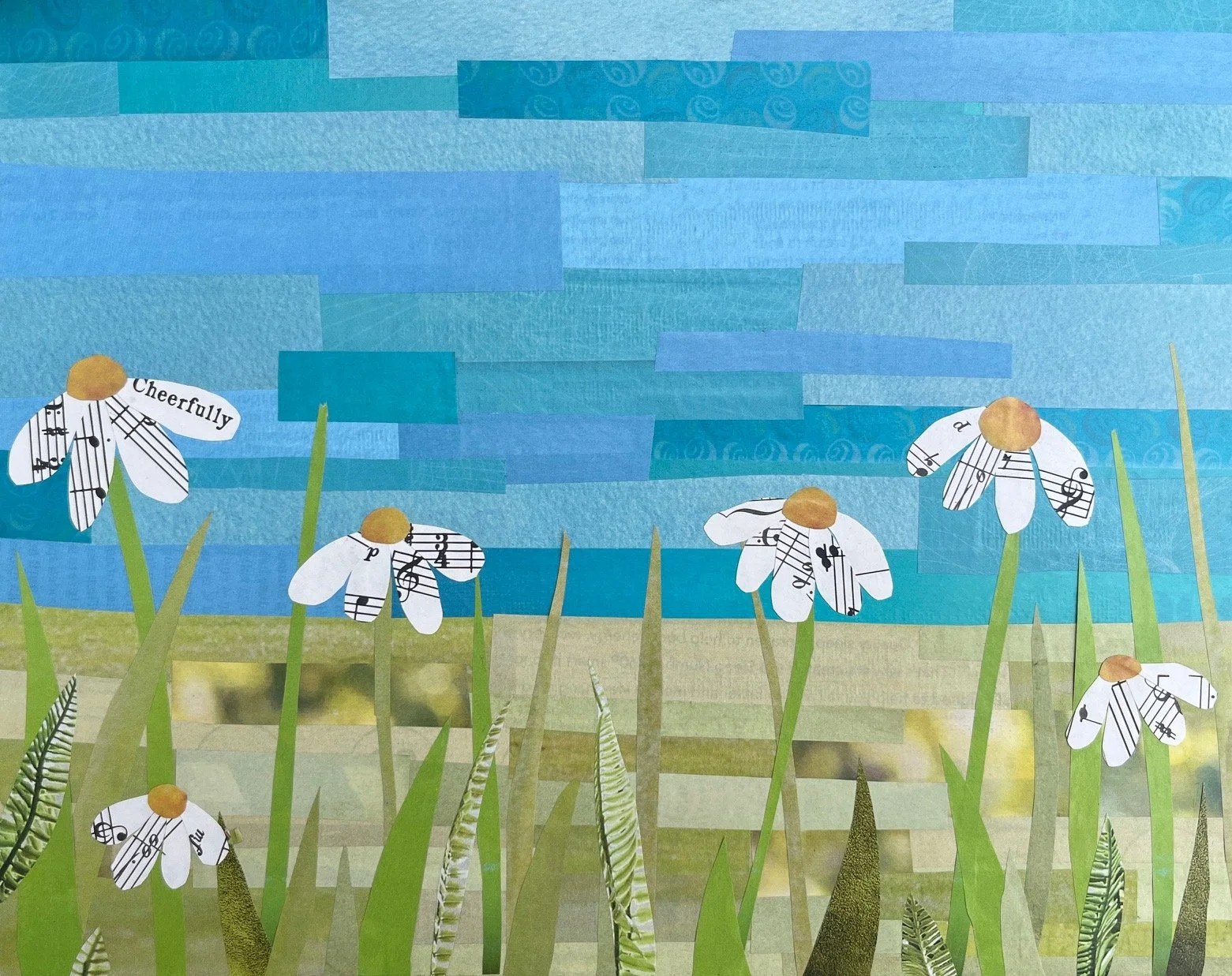 Flowers: Blooming Cheerfully - Art Card